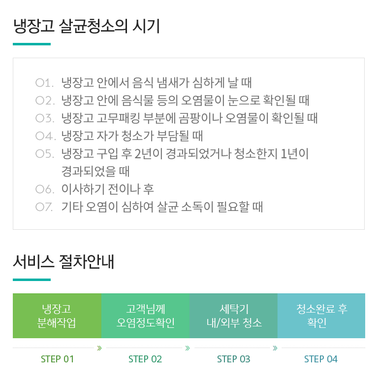세탁기 청소시기